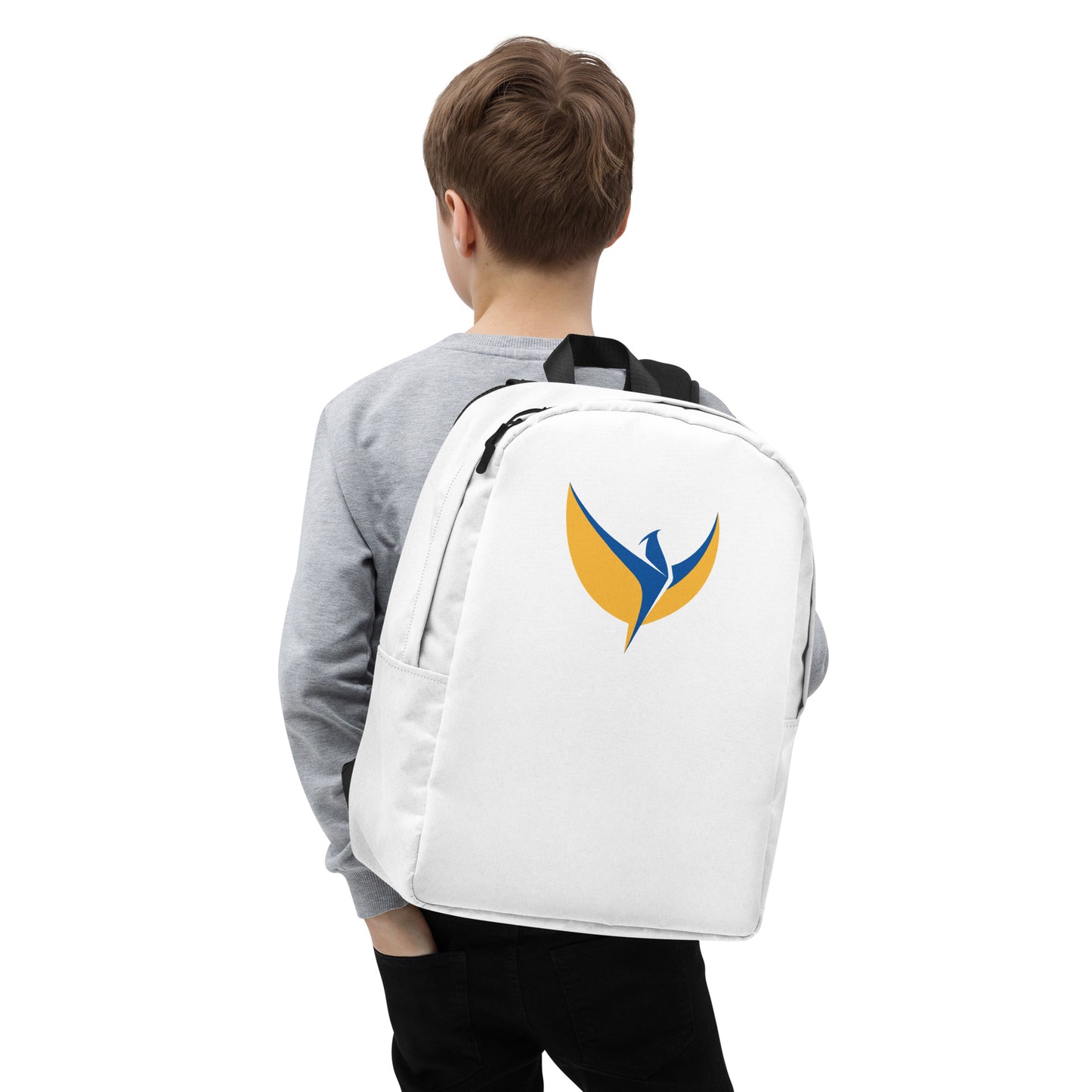 Streamlined White Backpack - Phoenix