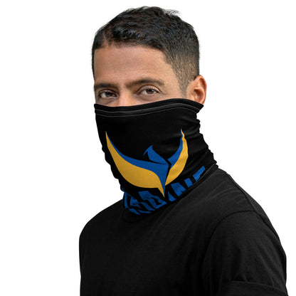 Black Neck Gaiter - Ukraine Matters Logo