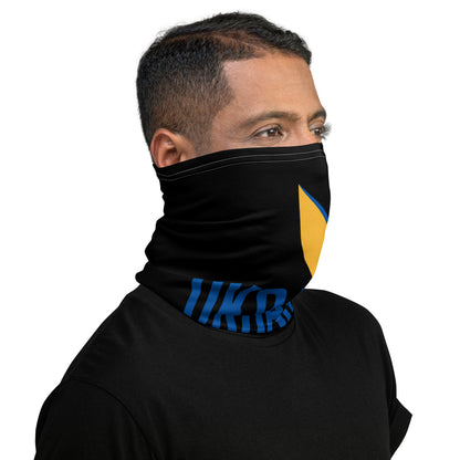 Black Neck Gaiter - Ukraine Matters Logo