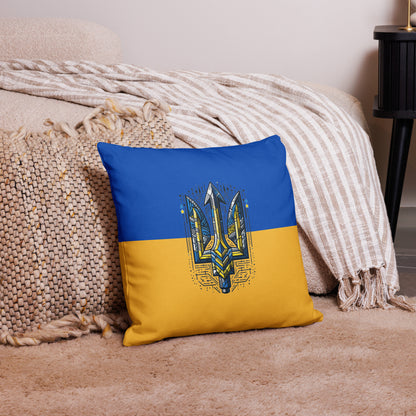 Premium Pillow - Alternative Trident & Flag