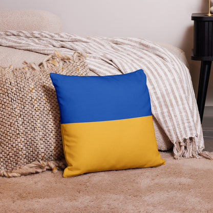 Premium Pillow - Ukrainian Colors