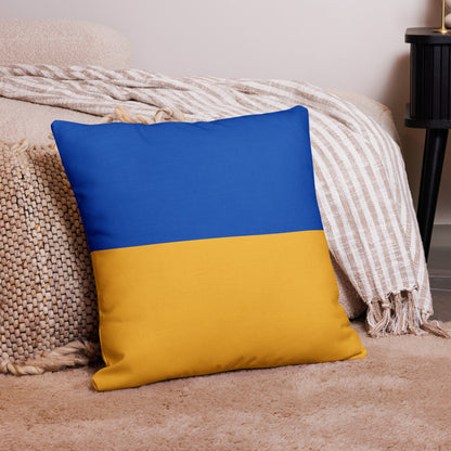 Premium Pillow - Ukrainian Colors