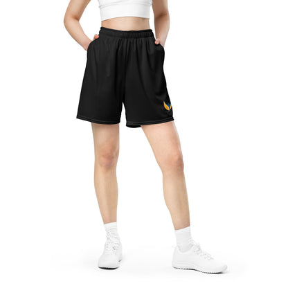 Unisex Black Mesh Shorts - Phoenix