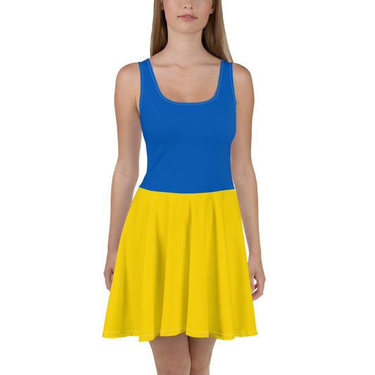 Skater Dress - Ukrainian Colors