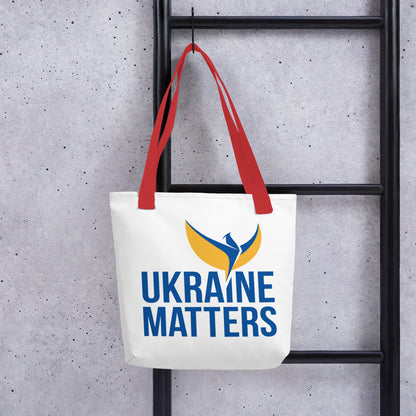 Tote Bag - Ukraine Matters Logo