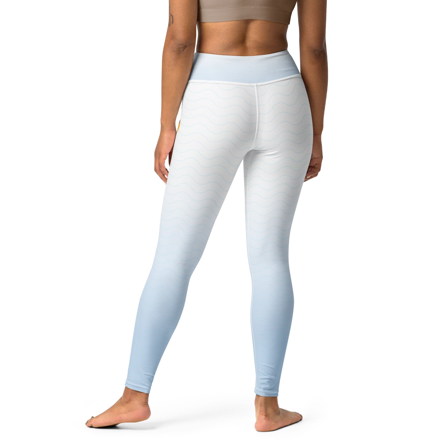 Blue Fade Yoga Leggings - Phoenix