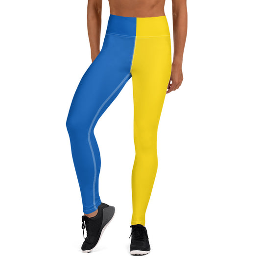 Yoga Leggings - Ukrainian Colors