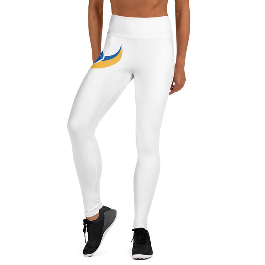 White Yoga Leggings - Phoenix