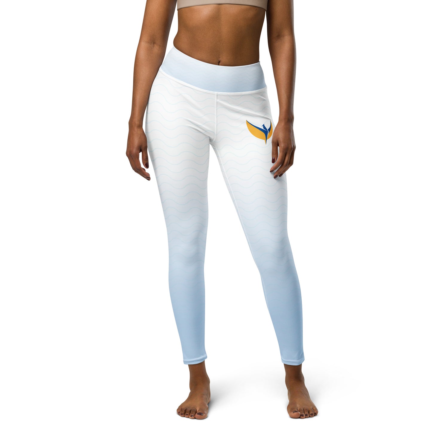 Blue Fade Yoga Leggings - Phoenix