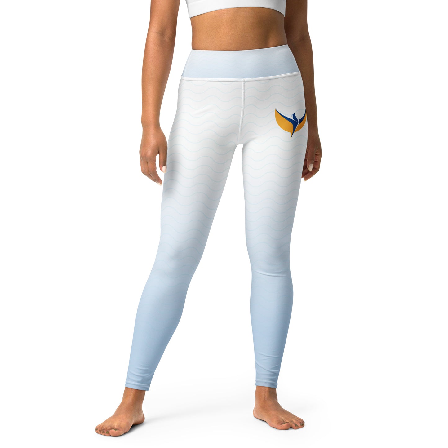 Blue Fade Yoga Leggings - Phoenix