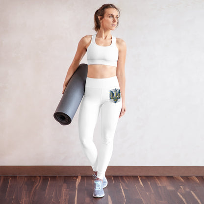 White Yoga Leggings - Alternative Trident