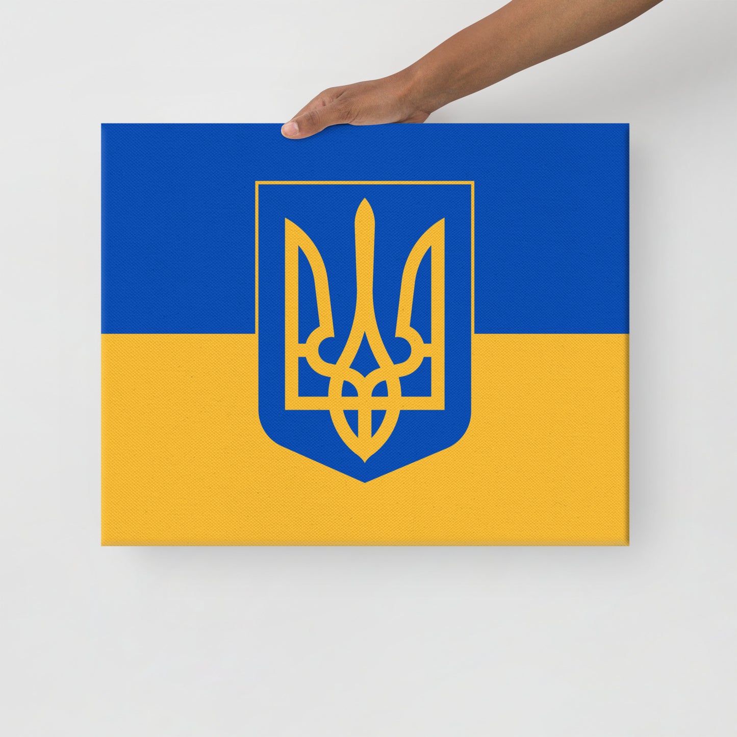 Canvas Painting - Trident & Flag