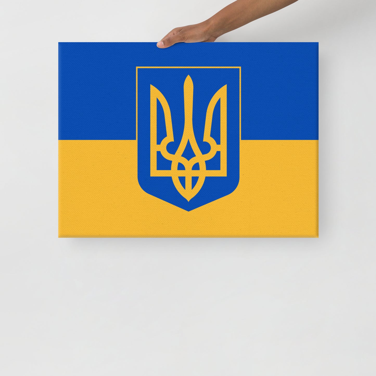 Canvas Painting - Trident & Flag