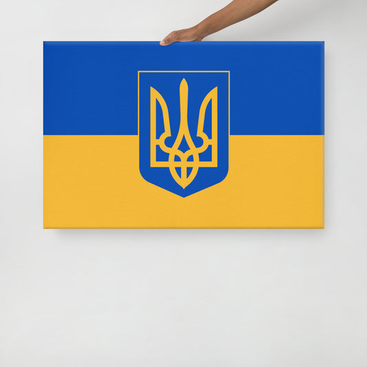 Canvas Painting - Trident & Flag