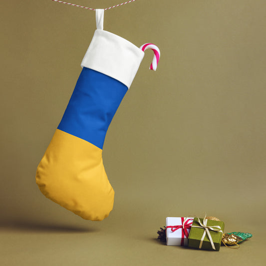 Christmas Stocking - Ukrainian Flag