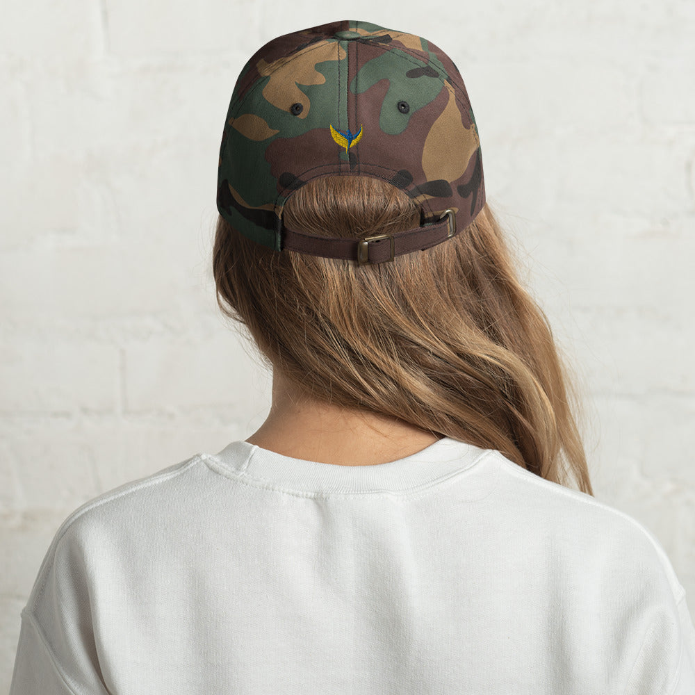 Dad Hat / Cap - Embroidered Trident