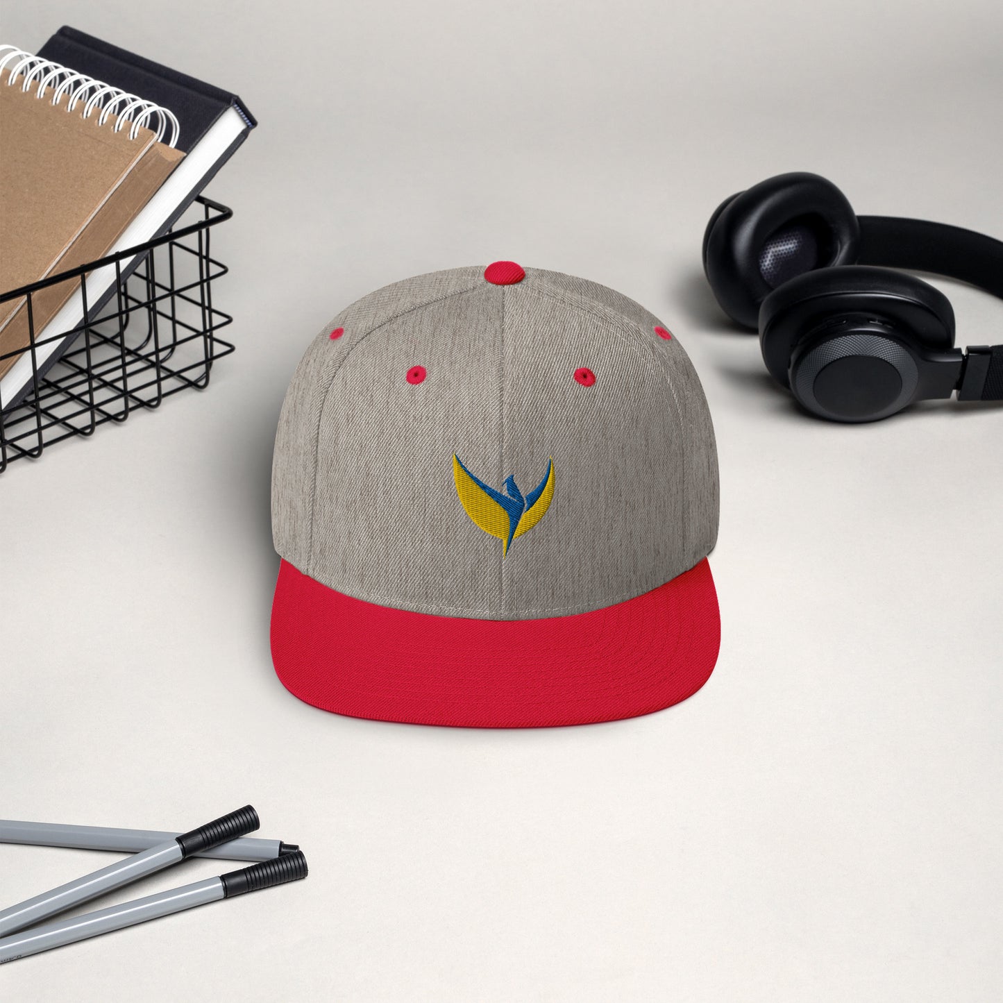 Snapback Hat / Cap - Embroidered Phoenix