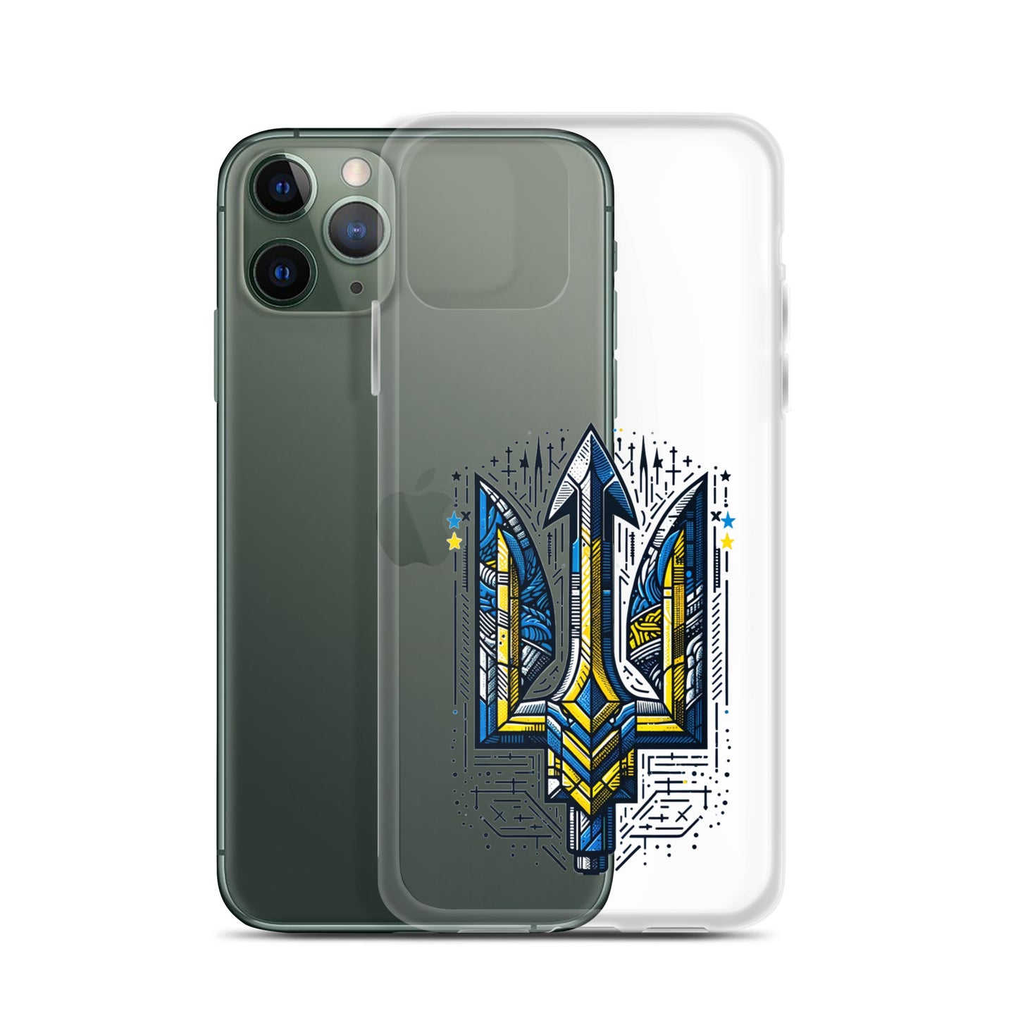 Clear Case for iPhone® - Alternative Trident