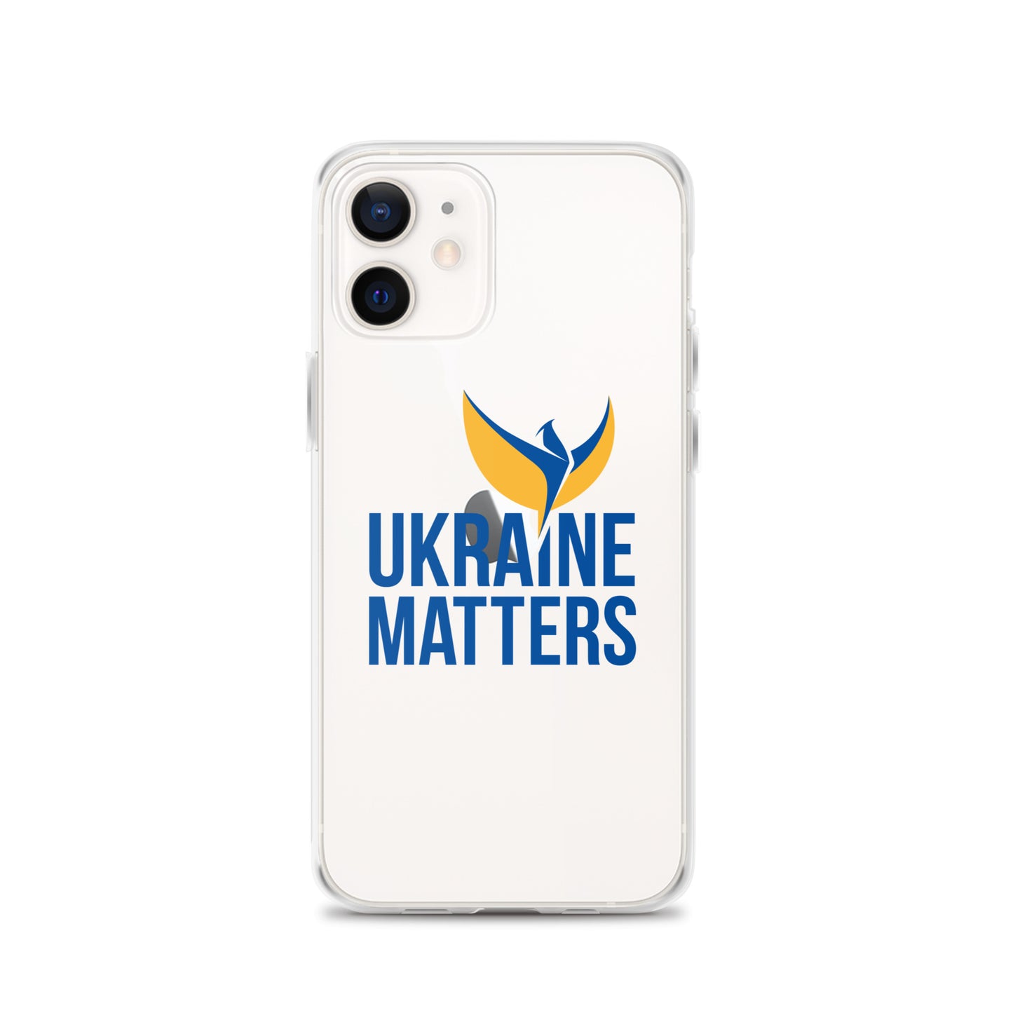 Clear Case for iPhone® - Ukraine Matters Logo