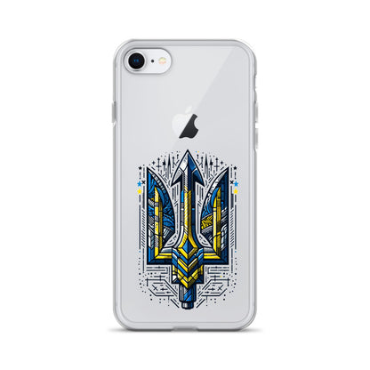 Clear Case for iPhone® - Alternative Trident