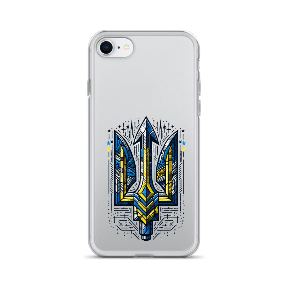 Clear Case for iPhone® - Alternative Trident