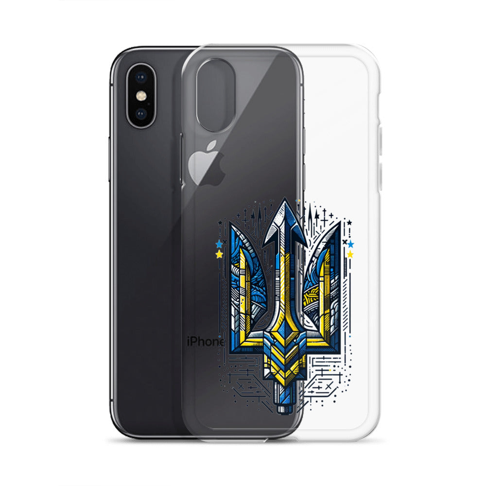 Clear Case for iPhone® - Alternative Trident