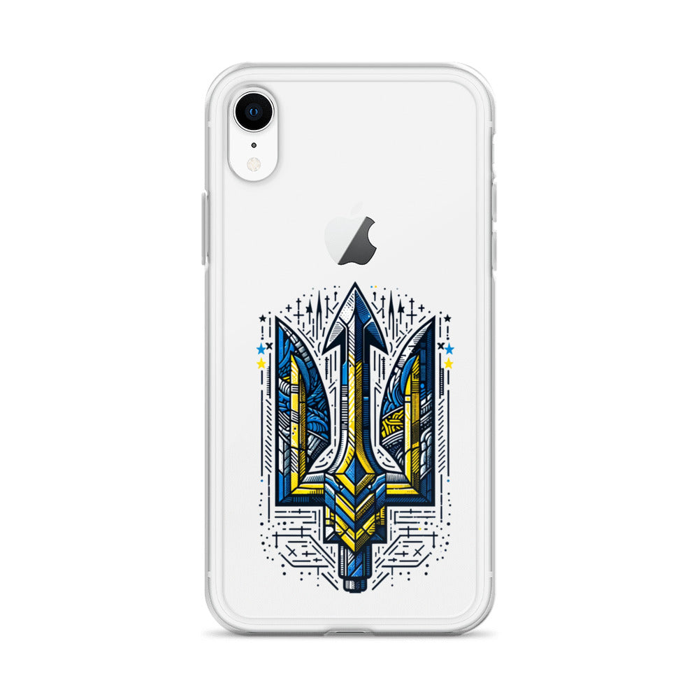 Clear Case for iPhone® - Alternative Trident