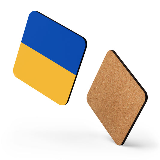 Cork-back Coaster - Ukrainian Colors