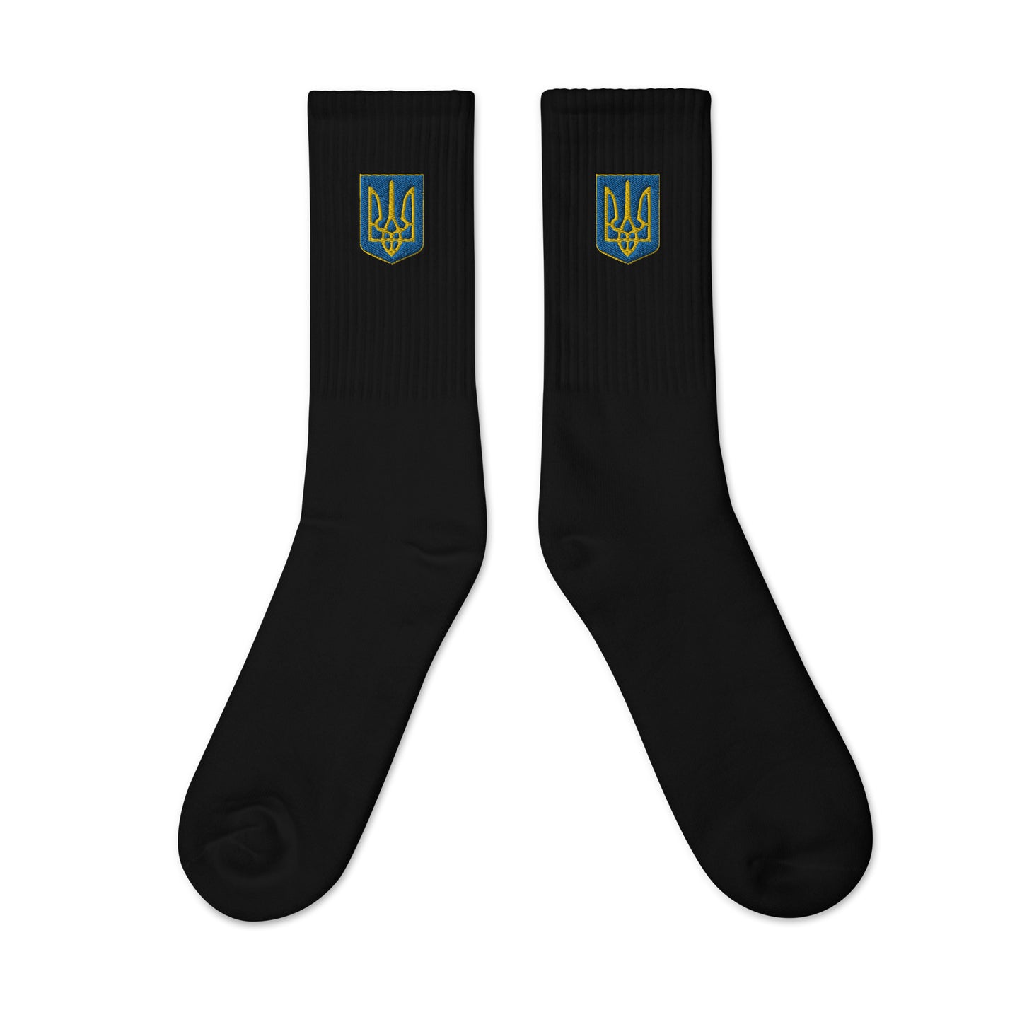 Embroidered Socks - Trident Outside & Phoenix Inside