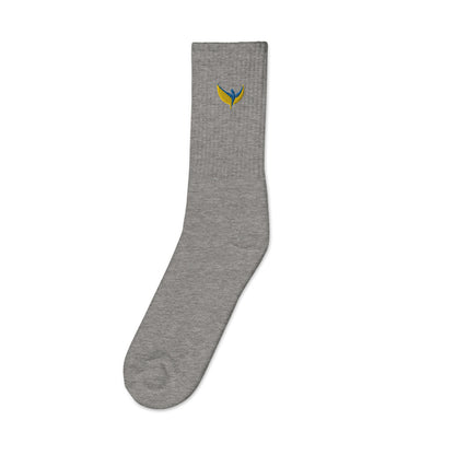 Embroidered Socks - Trident Outside & Phoenix Inside