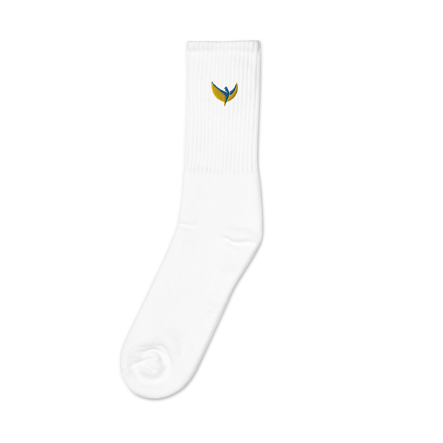 Embroidered Socks - Trident Outside & Phoenix Inside