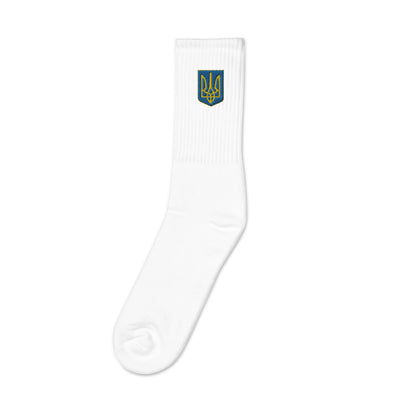 Embroidered Socks - Trident Both Sides