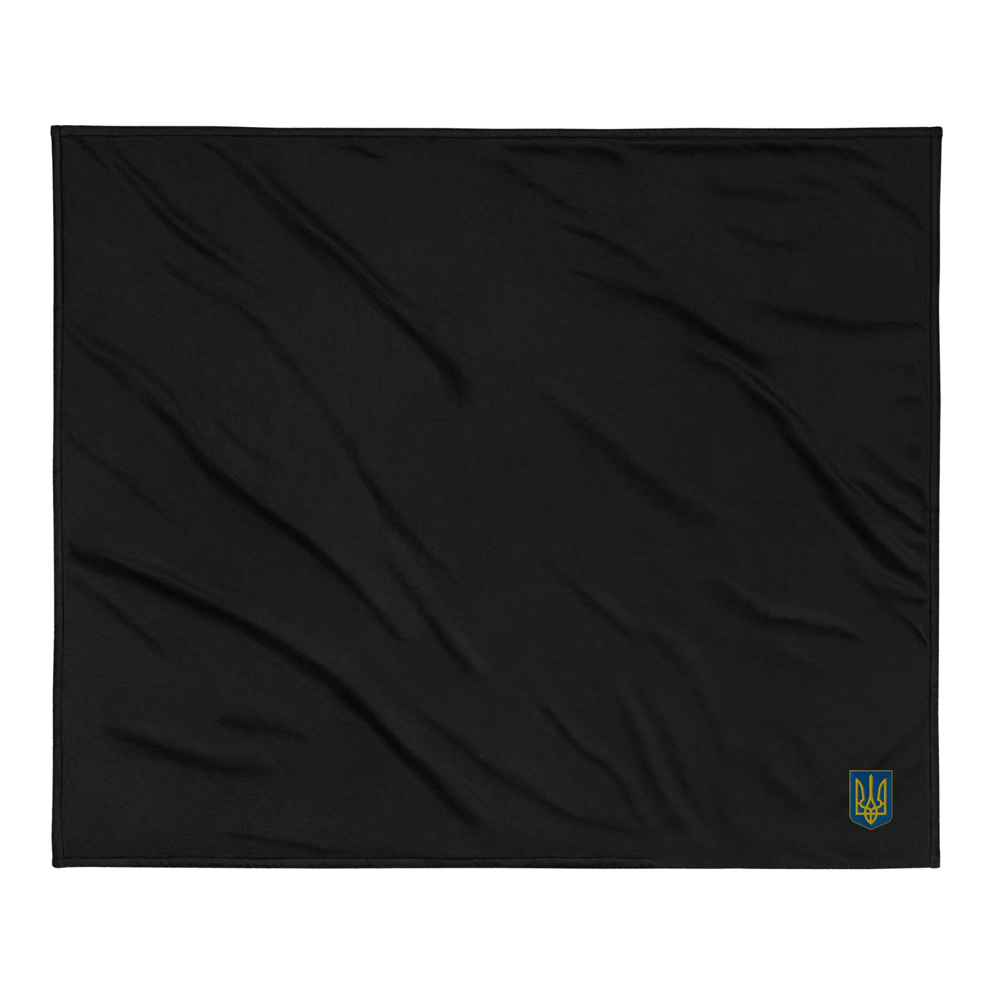 Premium Sherpa Blanket - Embroidered Trident (small)