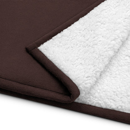 Premium Sherpa Blanket - Embroidered Trident (small)