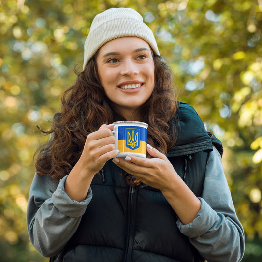 Enamel Mug - Trident & Flag