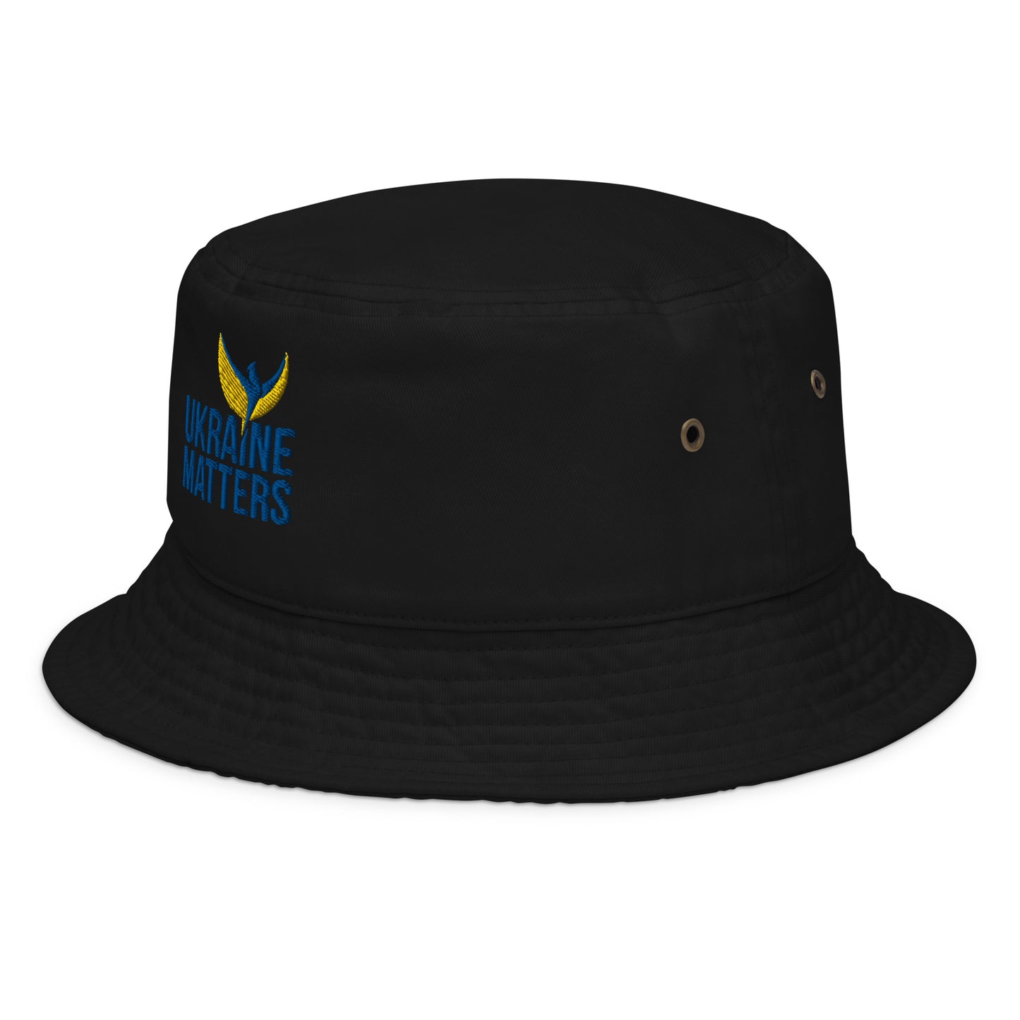 Stefania Bucket Hat - Embroidered Ukraine Matters Logo