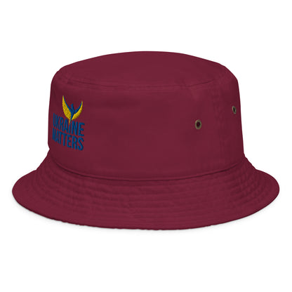 Stefania Bucket Hat - Embroidered Ukraine Matters Logo