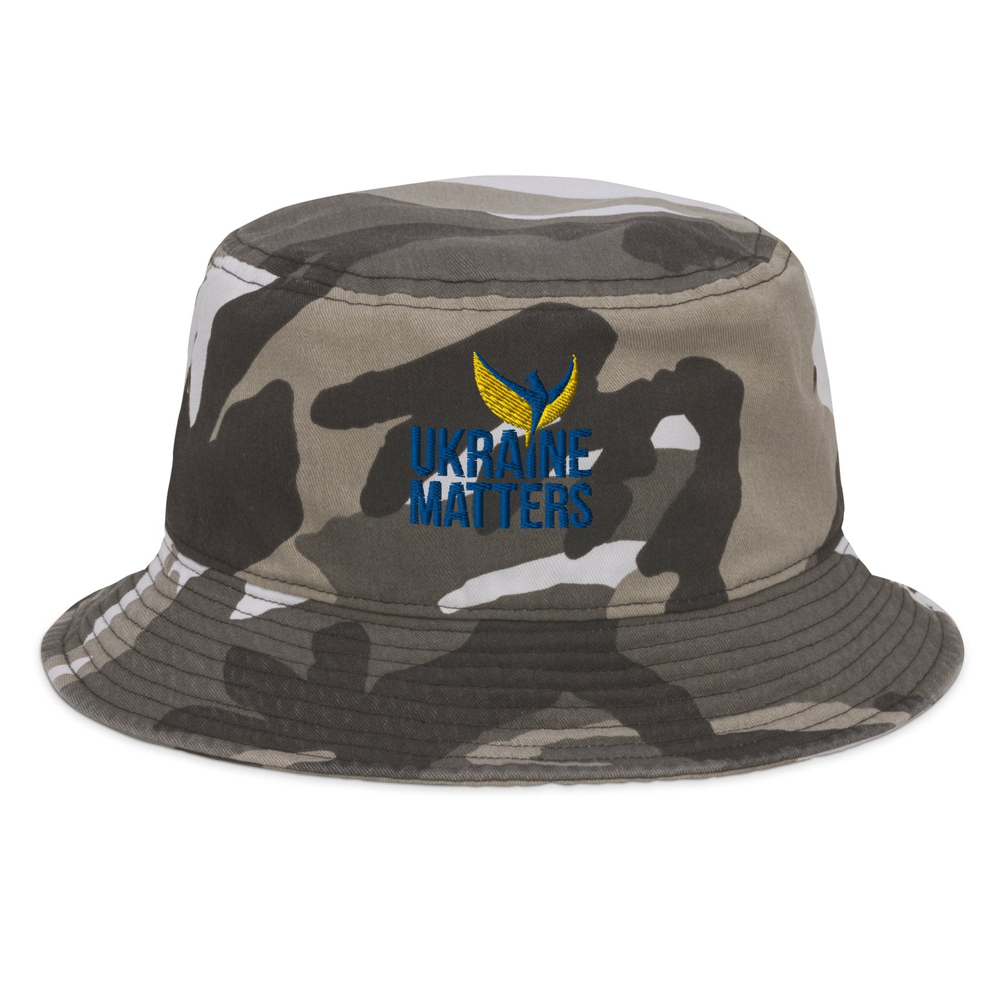 Stefania Bucket Hat - Embroidered Ukraine Matters Logo