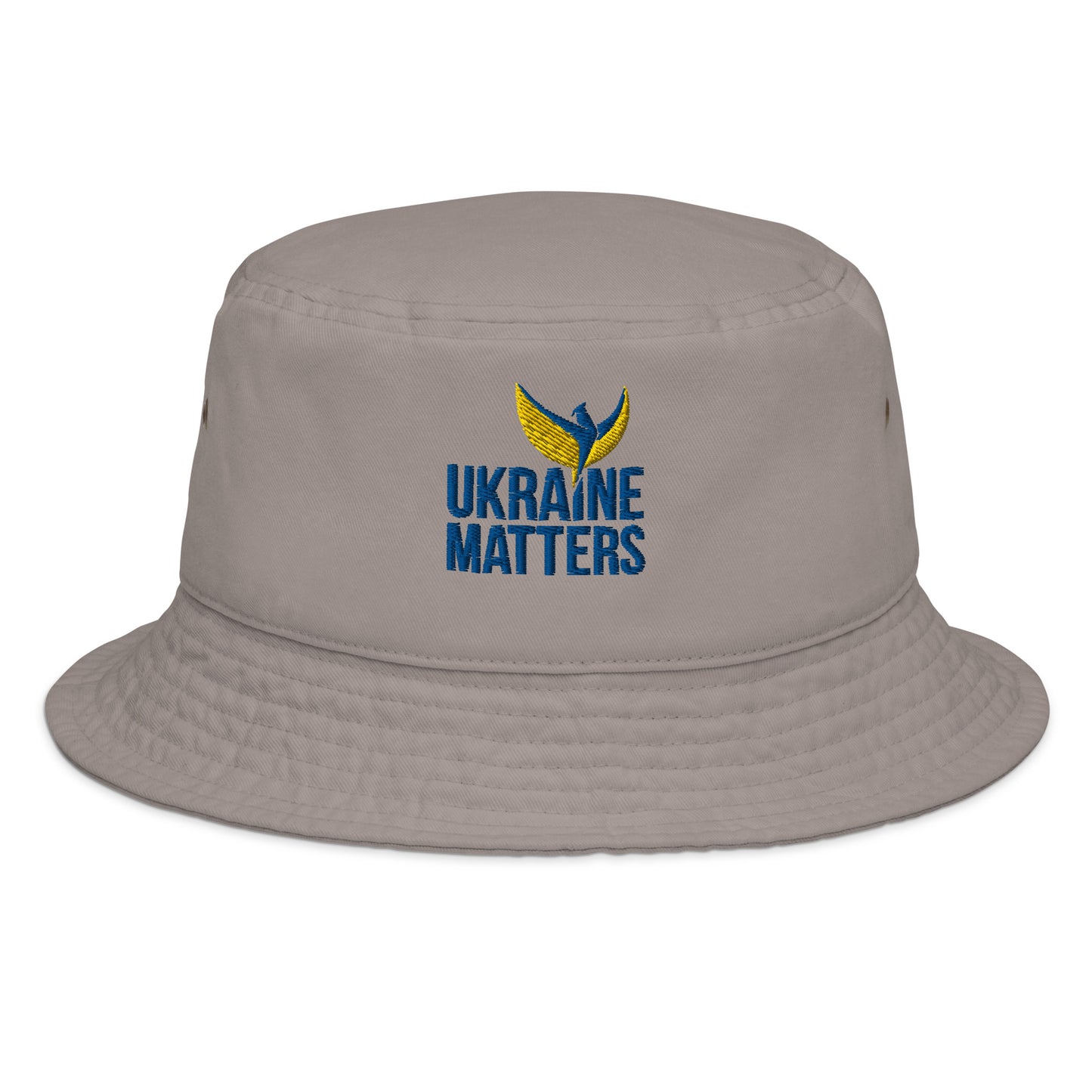 Stefania Bucket Hat - Embroidered Ukraine Matters Logo