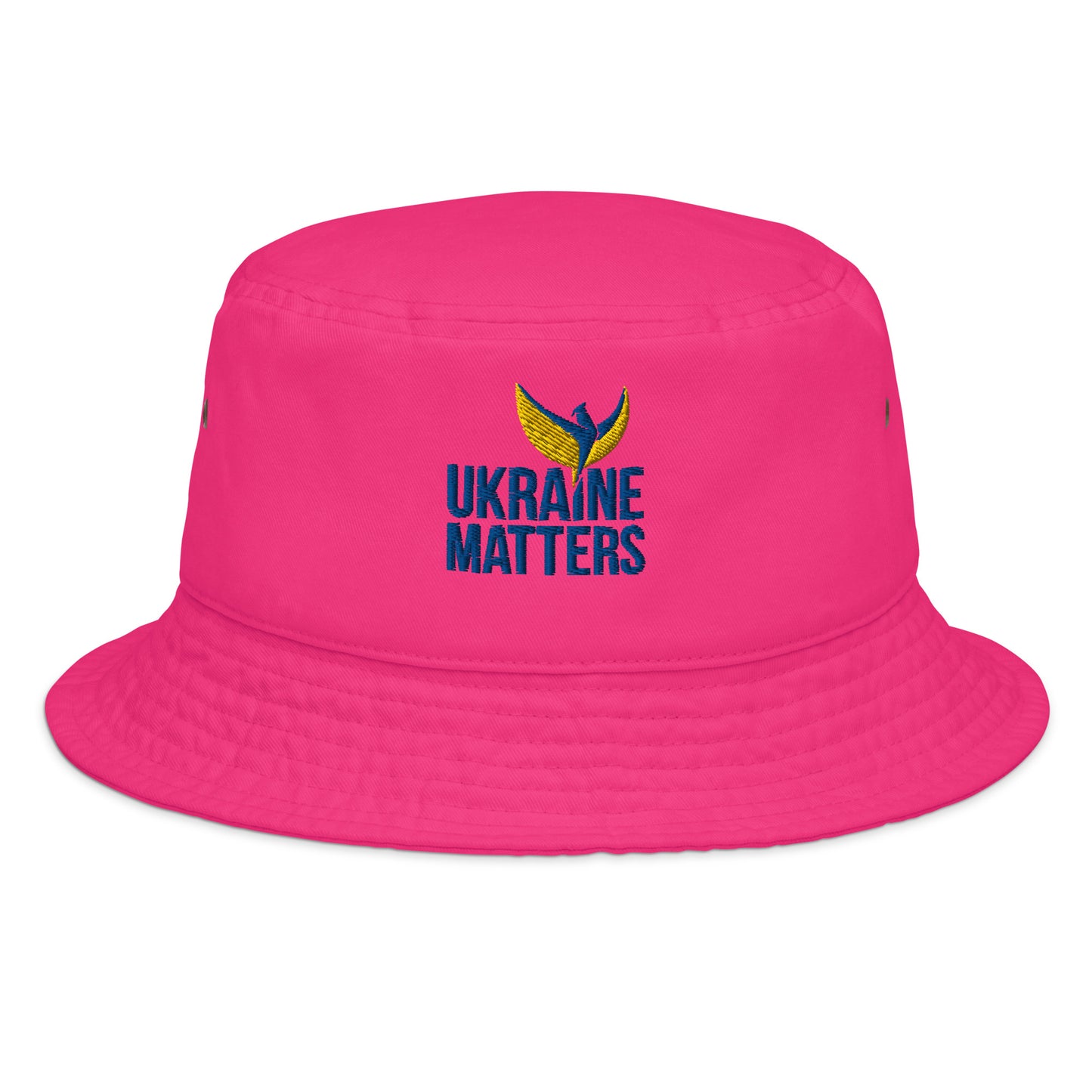 Stefania Bucket Hat - Embroidered Ukraine Matters Logo