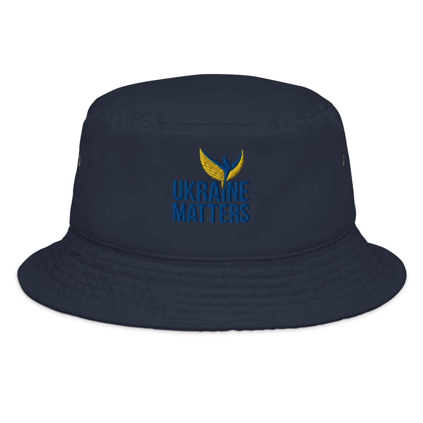 Stefania Bucket Hat - Embroidered Ukraine Matters Logo