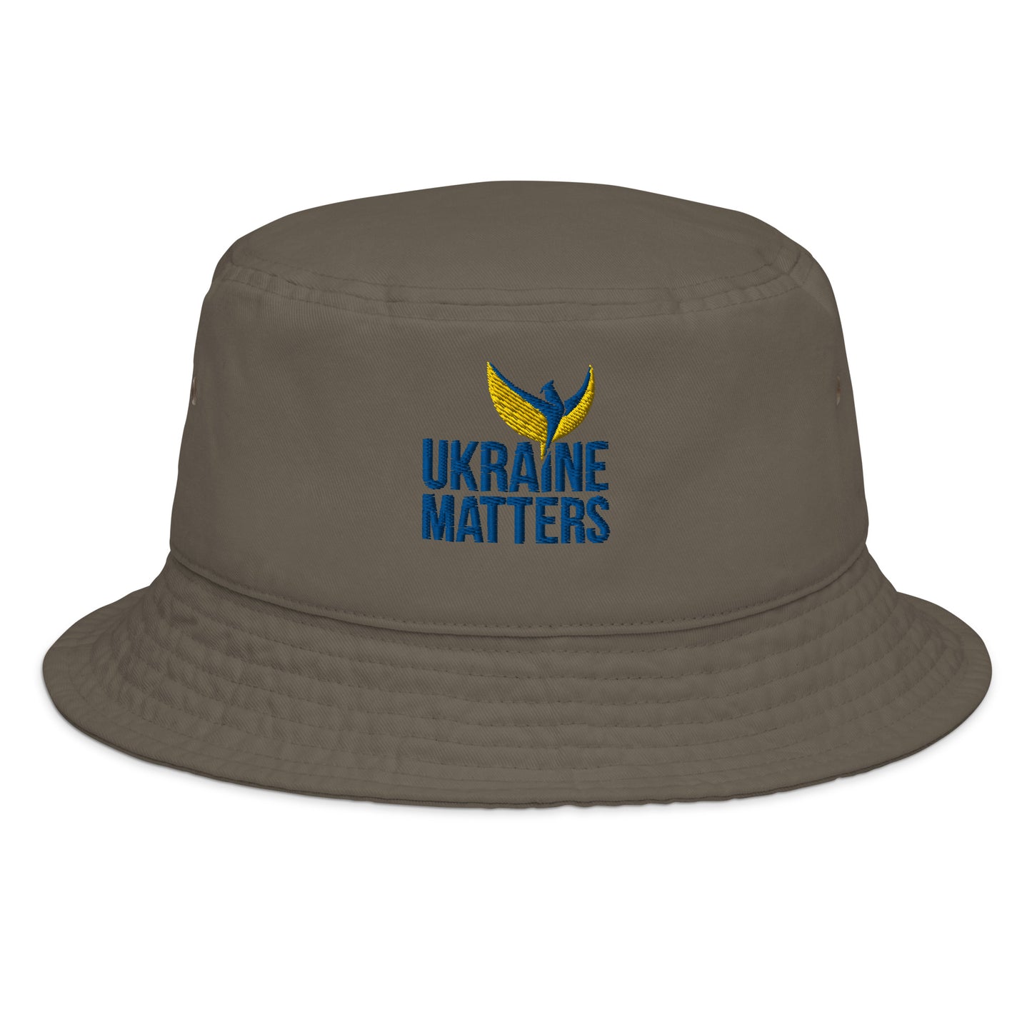 Stefania Bucket Hat - Embroidered Ukraine Matters Logo