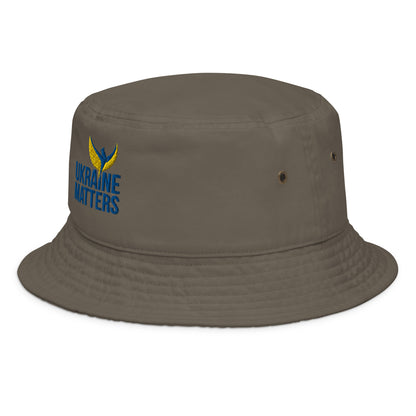 Stefania Bucket Hat - Embroidered Ukraine Matters Logo