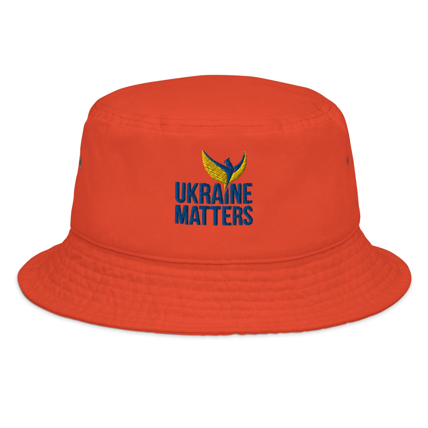 Stefania Bucket Hat - Embroidered Ukraine Matters Logo