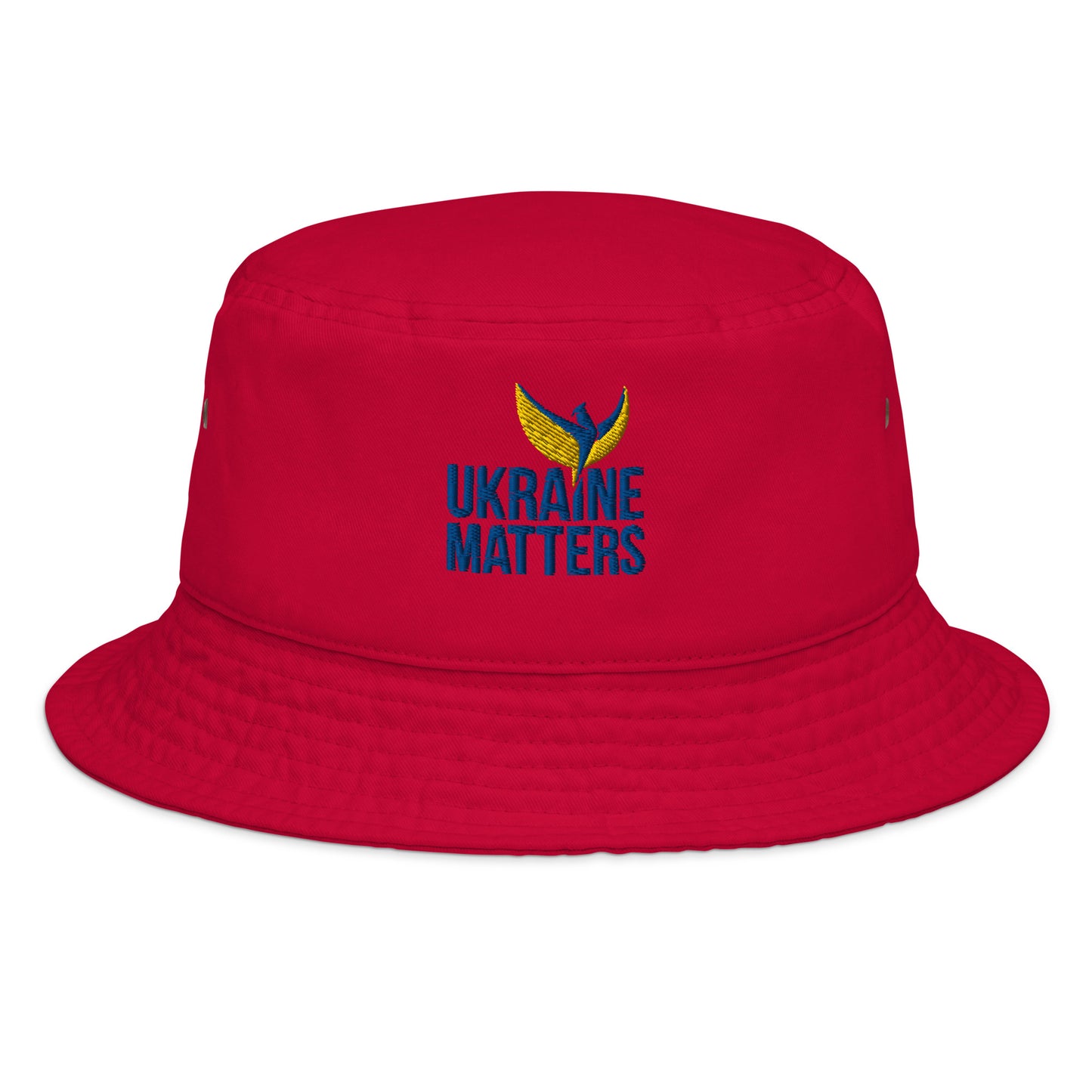 Stefania Bucket Hat - Embroidered Ukraine Matters Logo