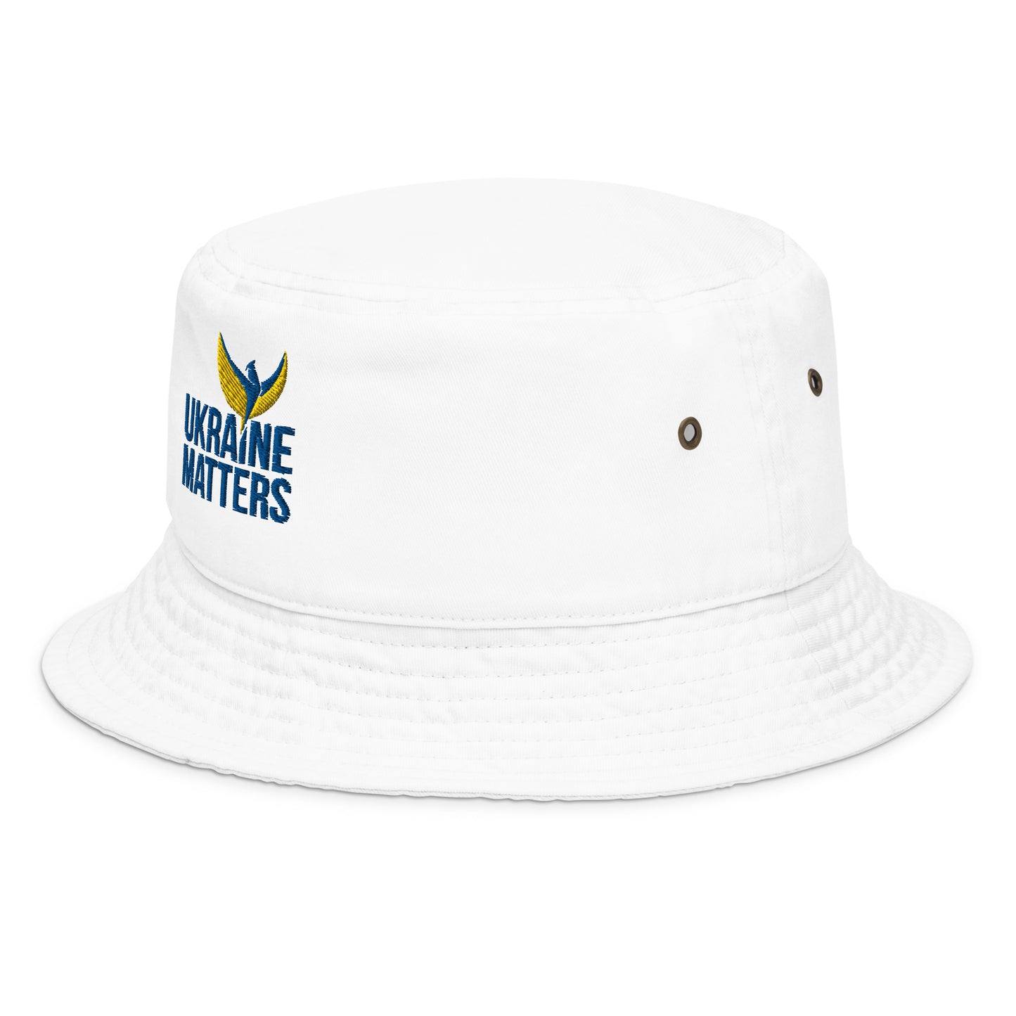 Stefania Bucket Hat - Embroidered Ukraine Matters Logo