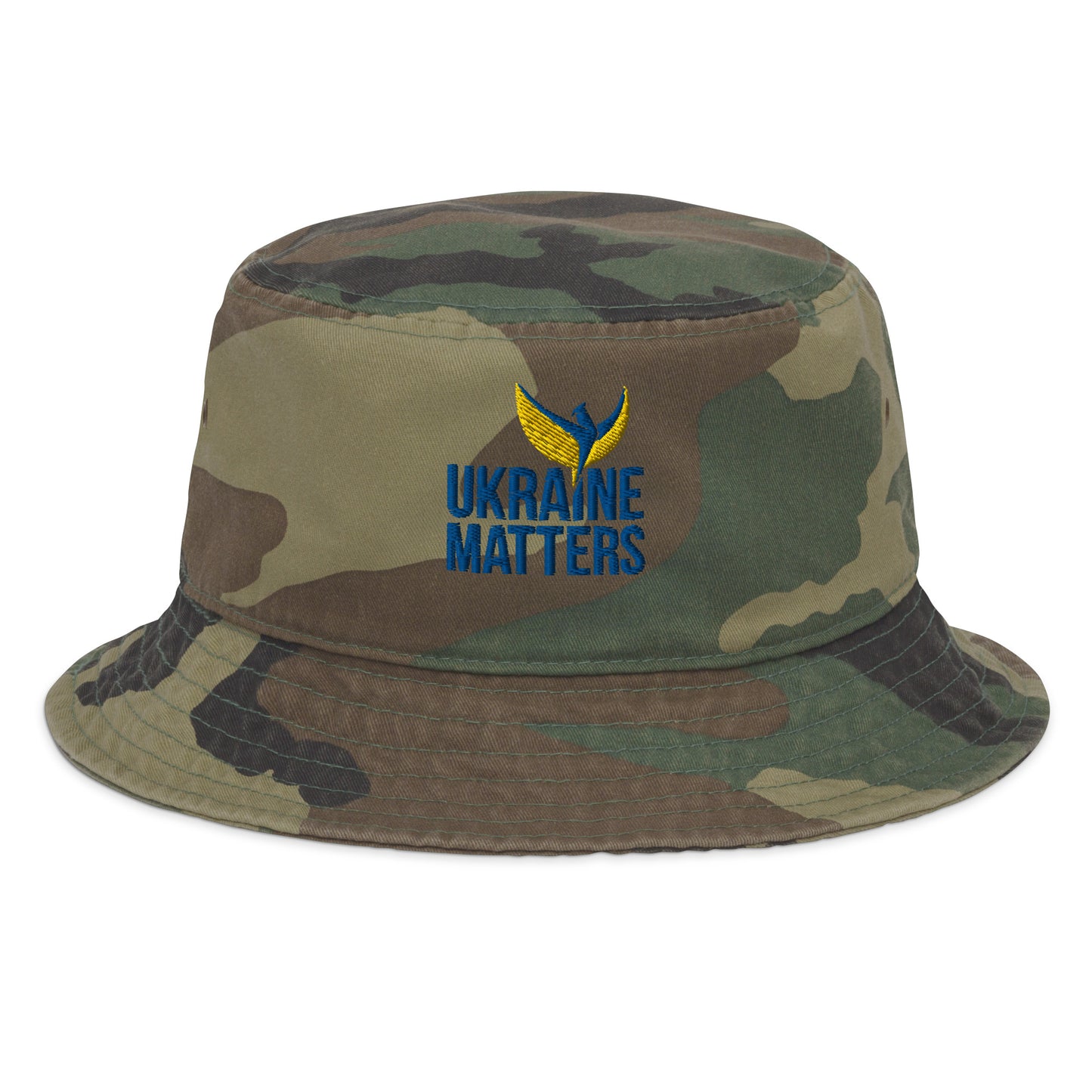 Stefania Bucket Hat - Embroidered Ukraine Matters Logo