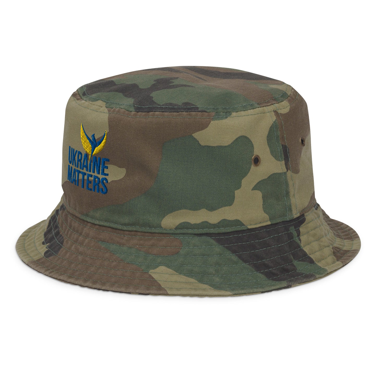 Stefania Bucket Hat - Embroidered Ukraine Matters Logo