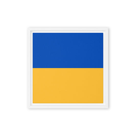 Framed Canvas Painting - Ukrainian Colors