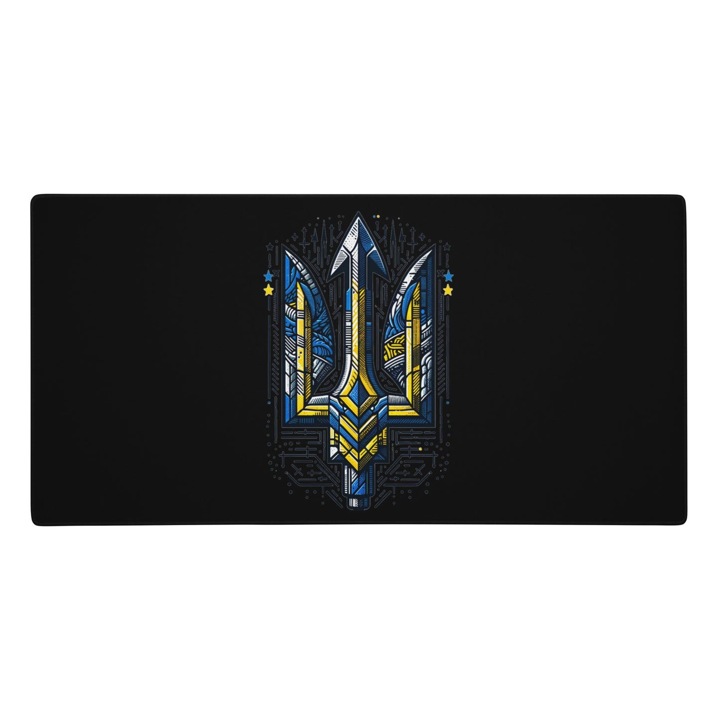 Gaming Black Mouse Pad - Alternative Trident